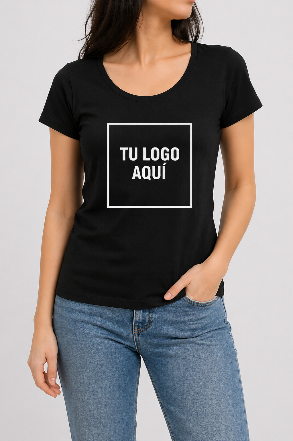 Remera Dama para personalizar con diseño DTF