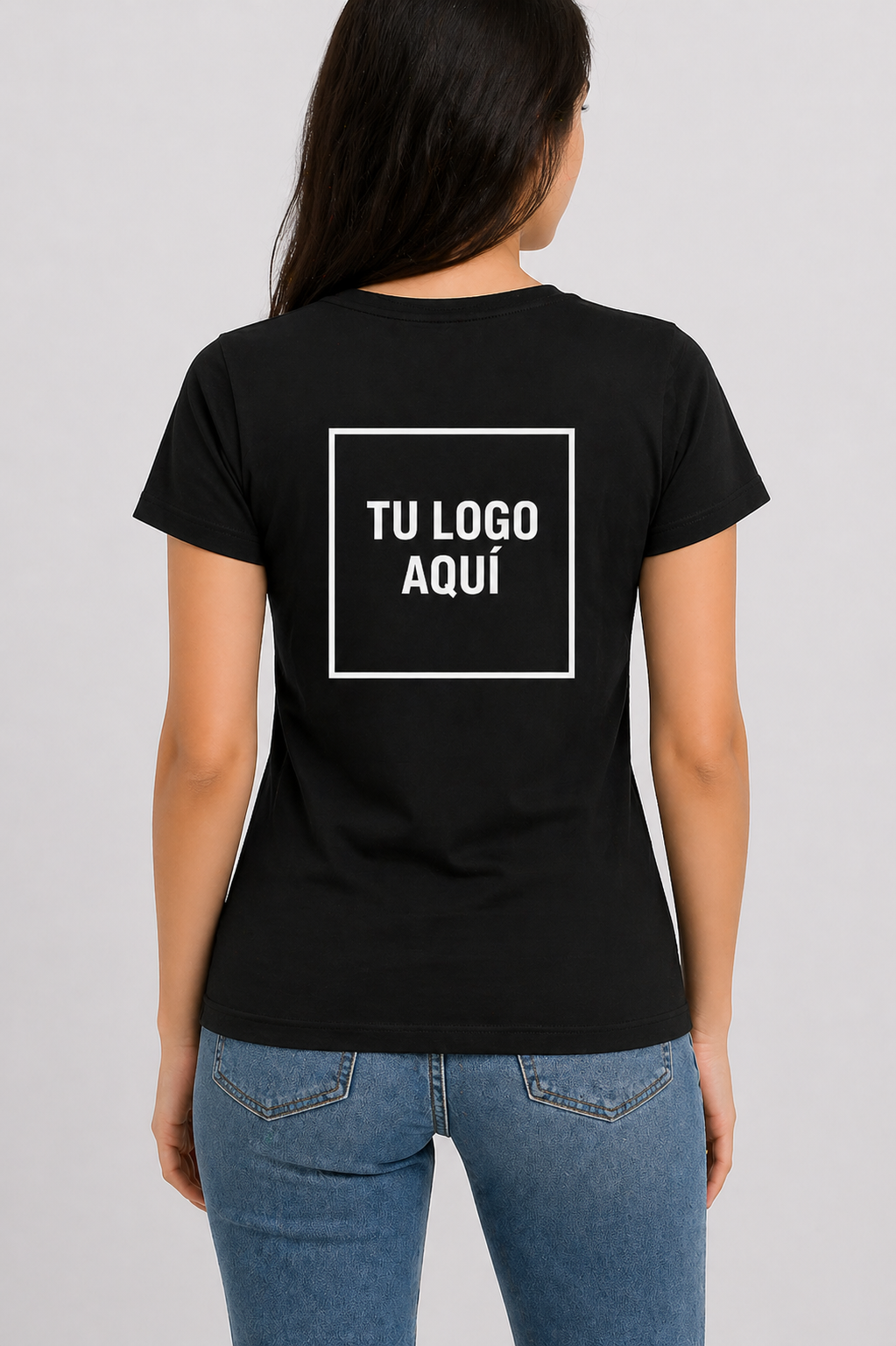 Remera para personalizar con diseño DTF Dama