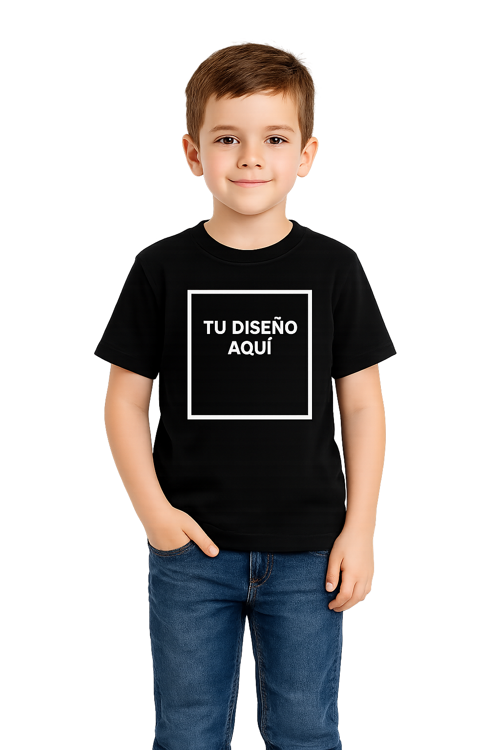 Remera niño para personalizar DTF