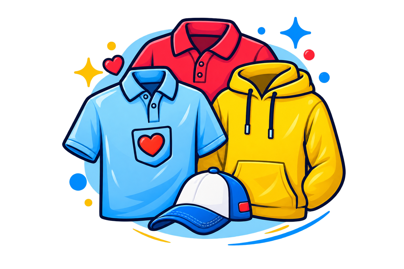 Uniformes corporativos para personalizar con diseño DTF